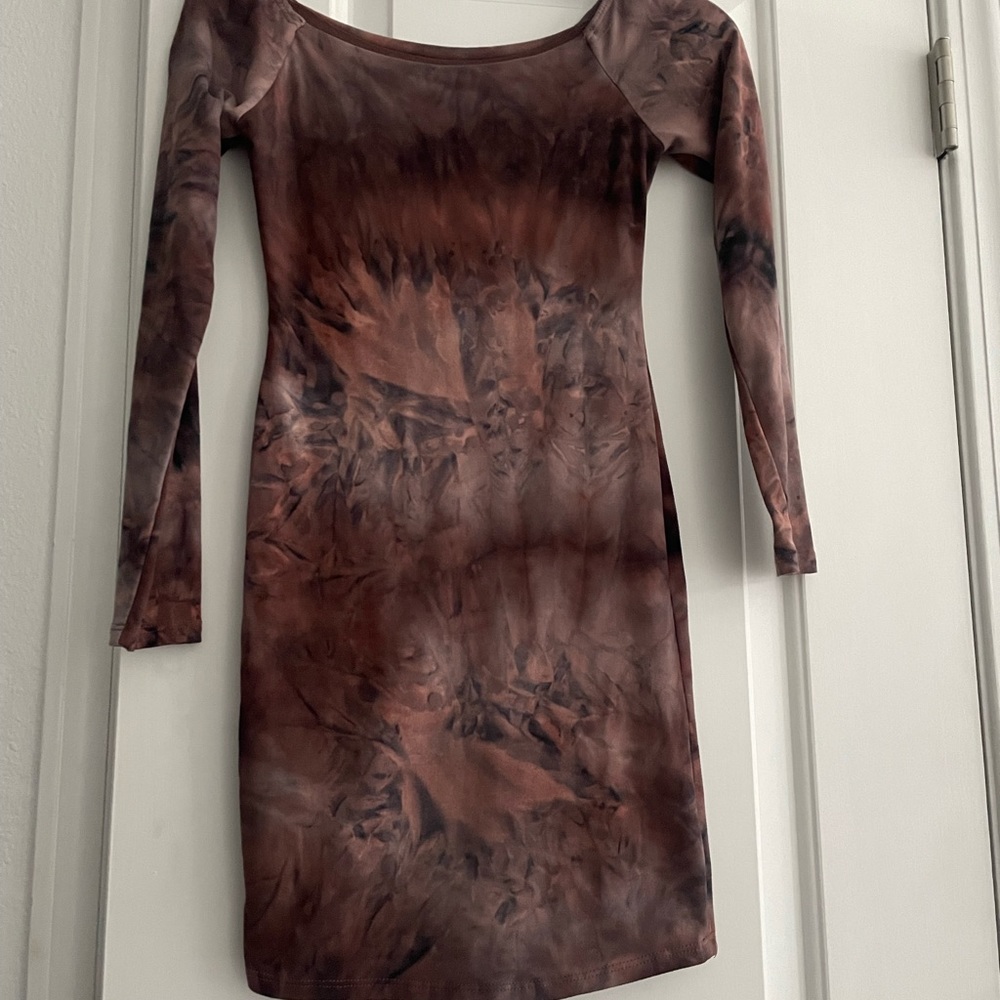 Fashion Nova Tye Dye Bodycon Dress